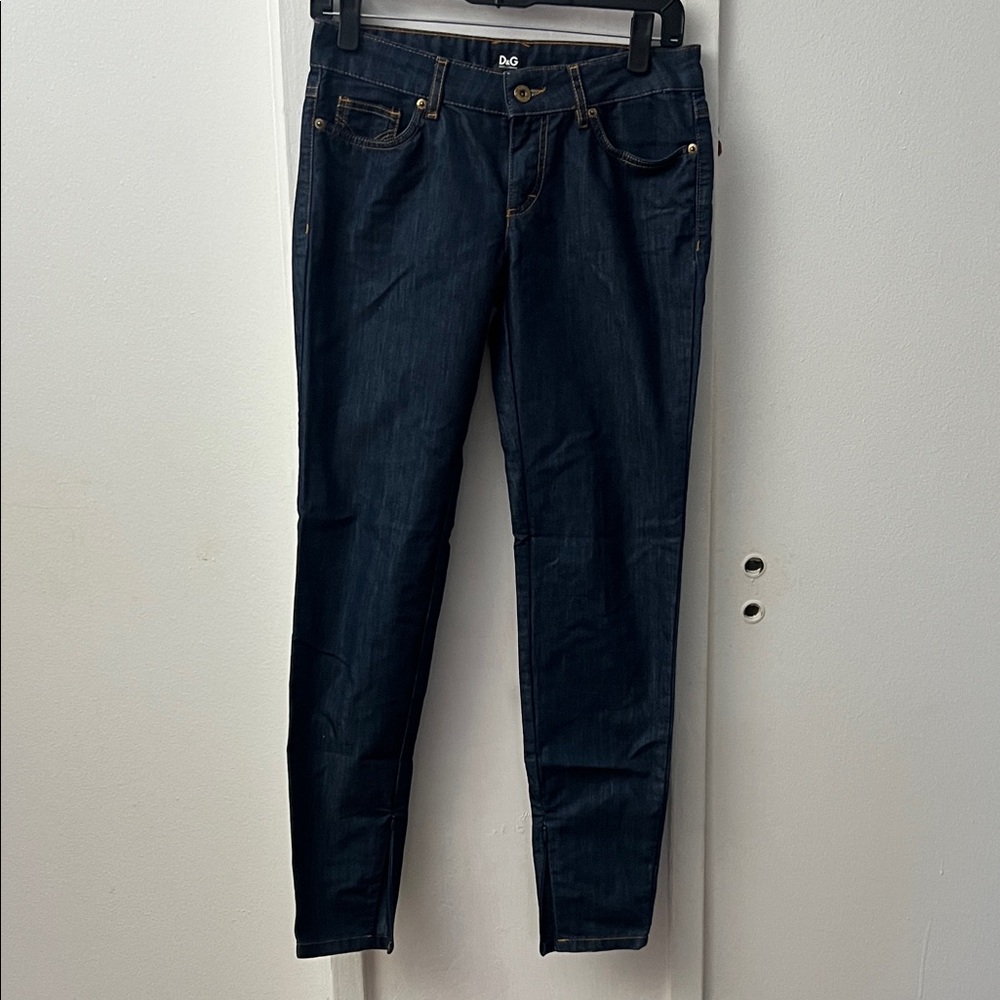 D&G Women's Midnight Blue Skinny Jeans
